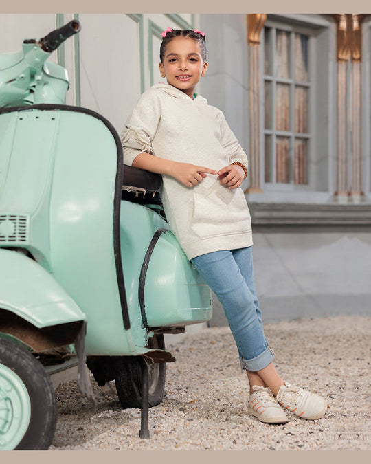 Eminent Girls Hoodie Jacket - Oatmeal, Girls Jackets, Eminent, Chase Value