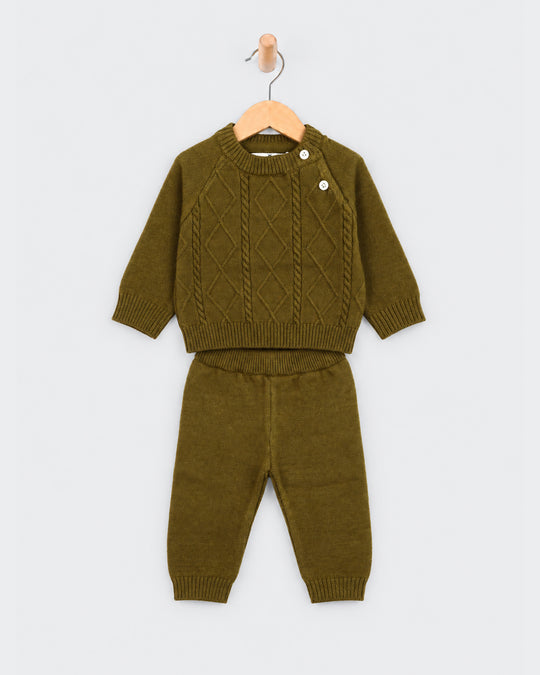 Newborn Boys Sweater Suit