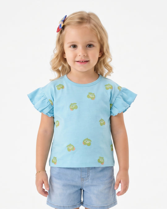 Girls' Half Sleeves T-Shirt