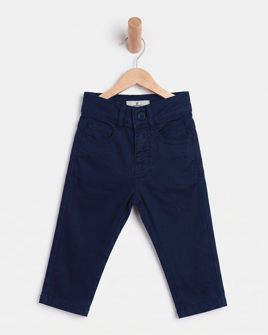 Newborn Boys Regular Twill Pant