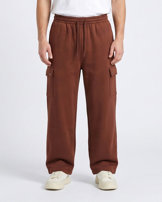 Men's Fleece Cargo Trousers