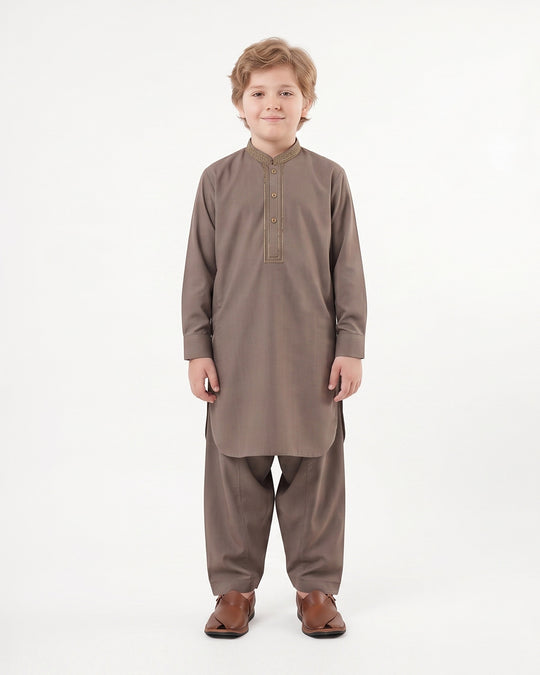 Boys' Embroidered Shalwar Kameez