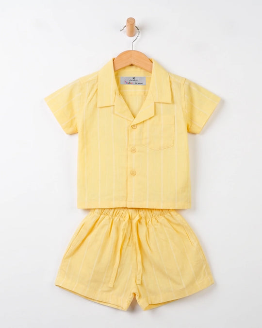Newborn Boys Seersucker Co-Ord Set