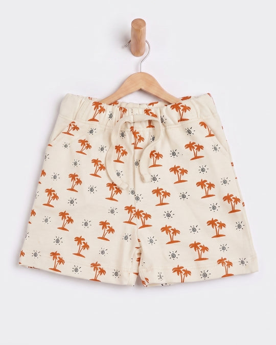 Newborn Boys Interlock Shorts
