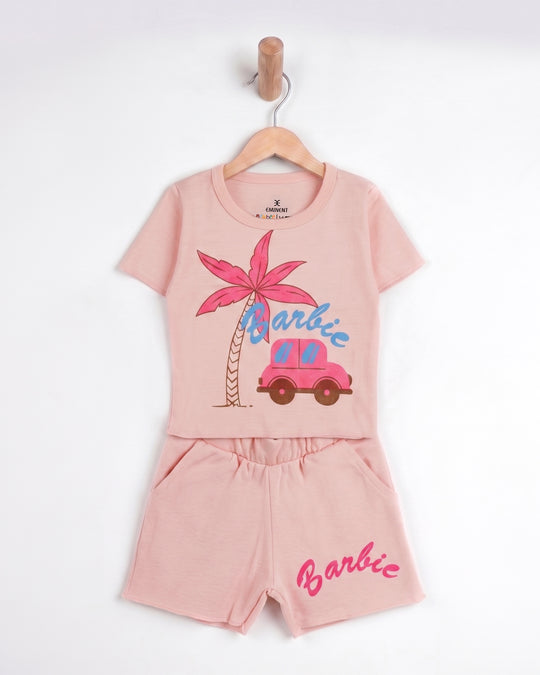 Newborn Girls' Interlock Co-ord Set