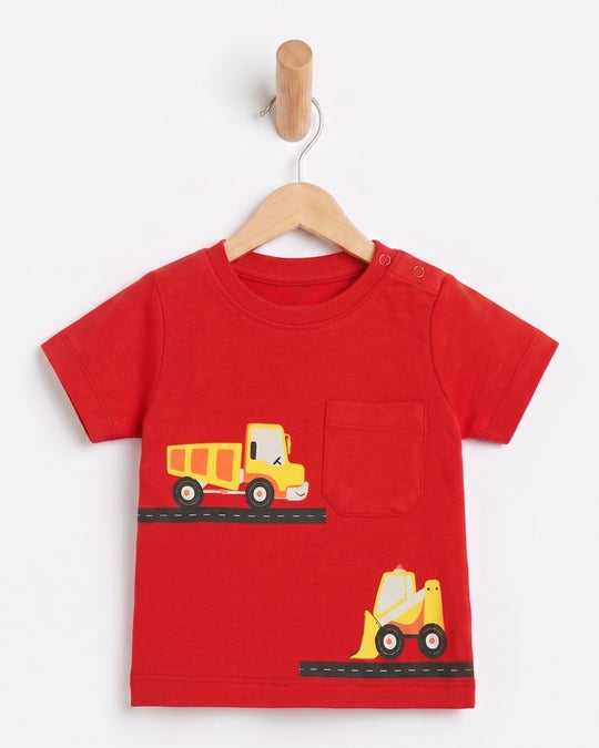 Newborn Boys Interlock T-Shirt