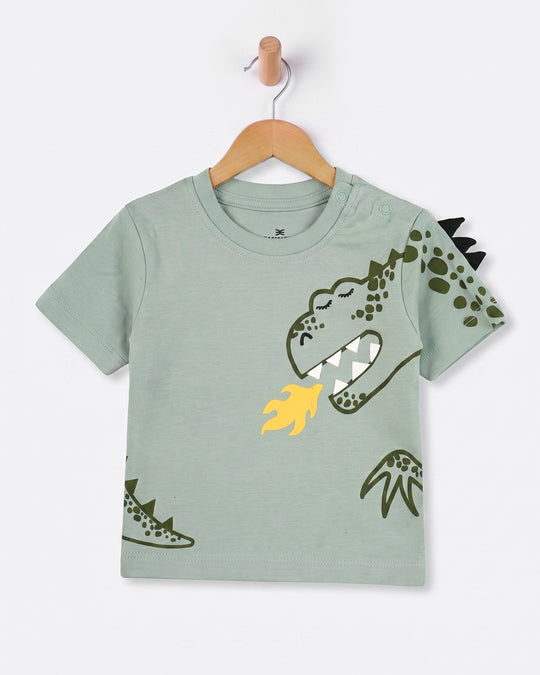 Newborn Boys' Half Sleeves T-Shirt