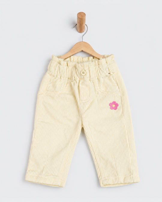Newborn Girls Cotton Pants