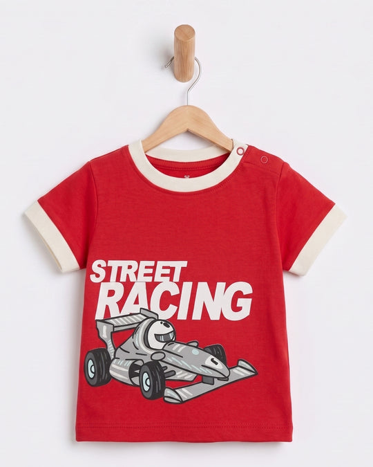 Newborn Boys Interlock T-Shirt