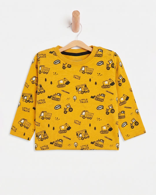 Newborn Boys Full Sleeves T-Shirt