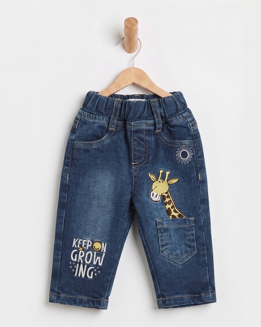 Newborn Boys Regular Denim Pant