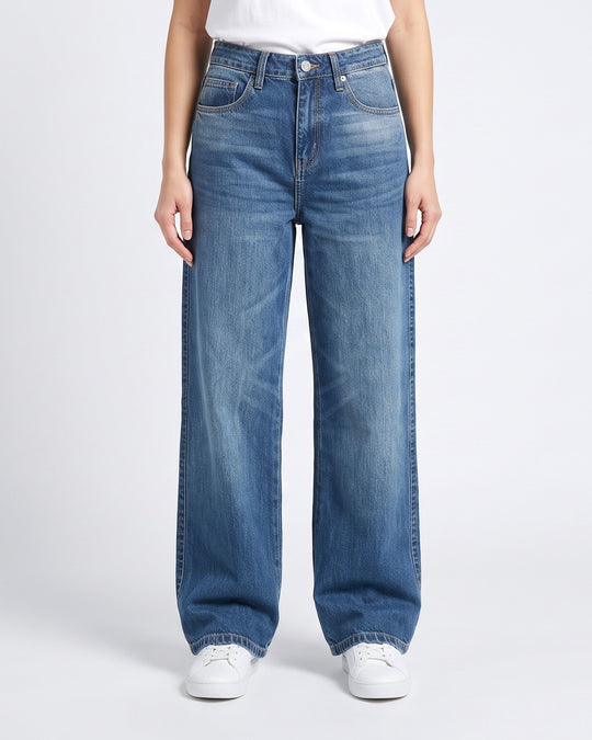 Women's Woven Denim Pants