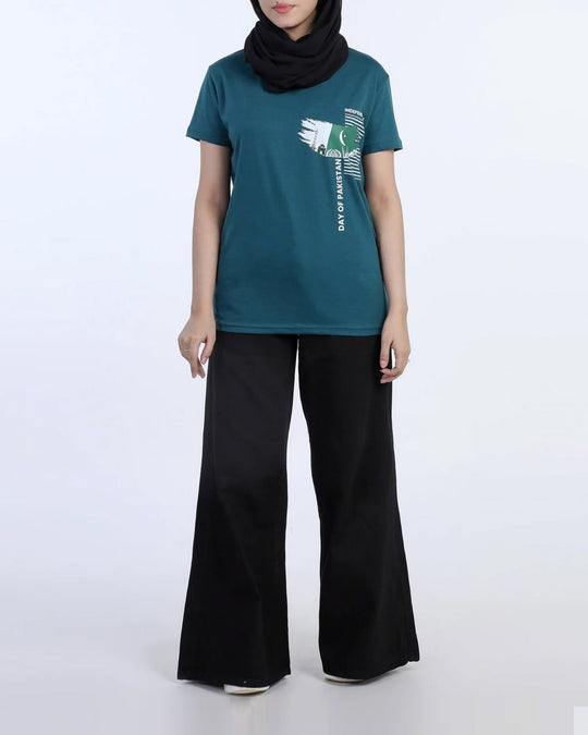 Women's Printed Half Sleeves T-Shirt
