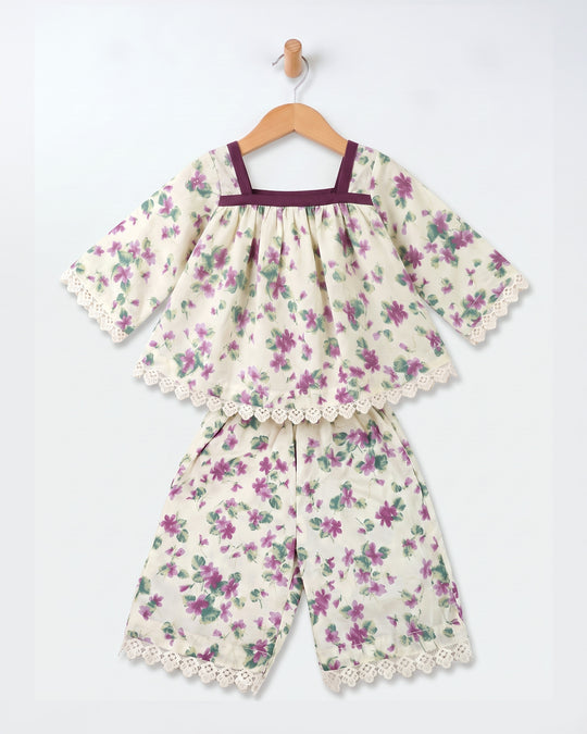 Newborn Girls' Fusion Printed 2pc Suit