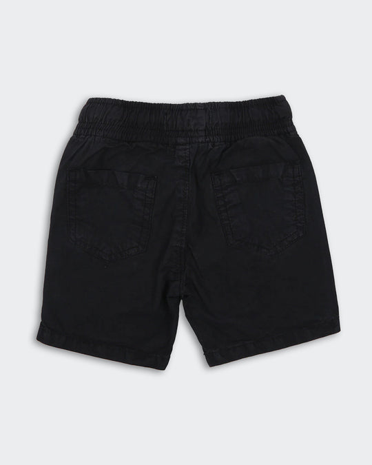 Newborn Boys' Cotton Short - Navy Blue