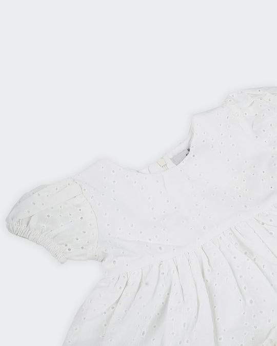 Newborn Girls' Chikankari Frock