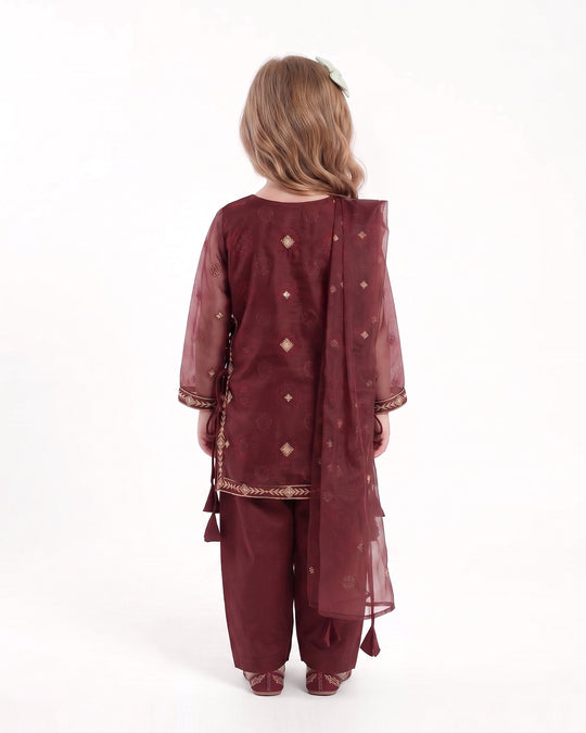 Girls' Signature Embroidered 2pc Suit