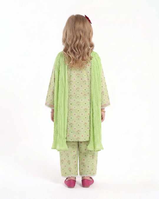Girls' Essential Printed 3pc Suit