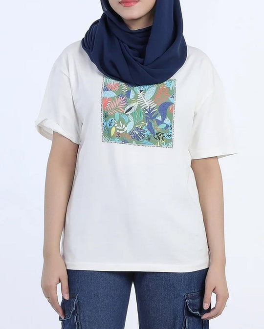 Women's Half Sleeves Printed T-Shirt