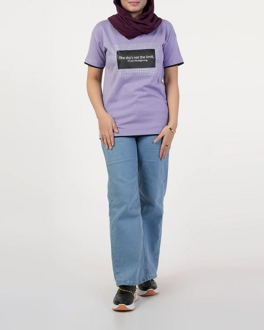 Eminent Women's Half Sleeves T-Shirt - Day Break