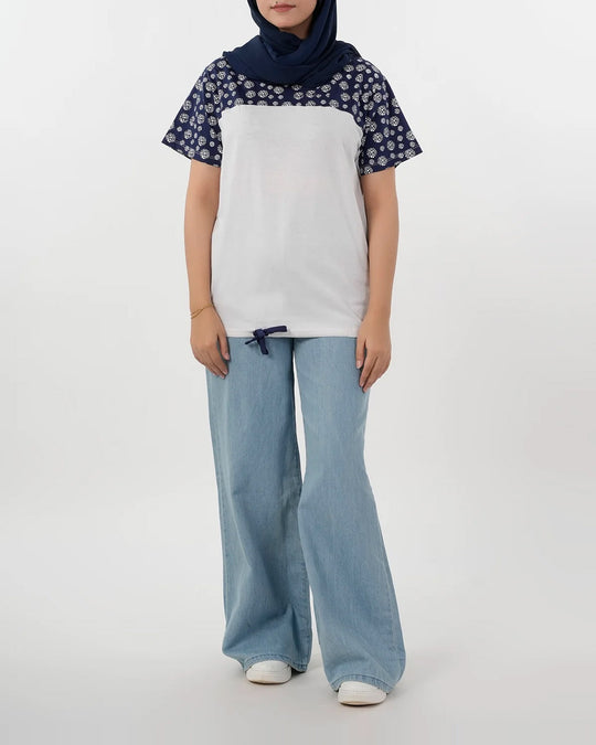 Eminent Women's Half Sleeves T-Shirt - Mid Blue