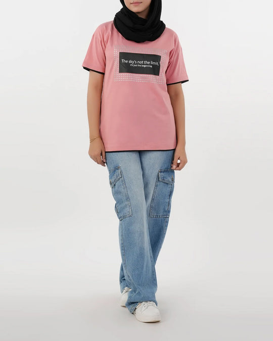 Eminent Women's Half Sleeves T-Shirt - Flamingo