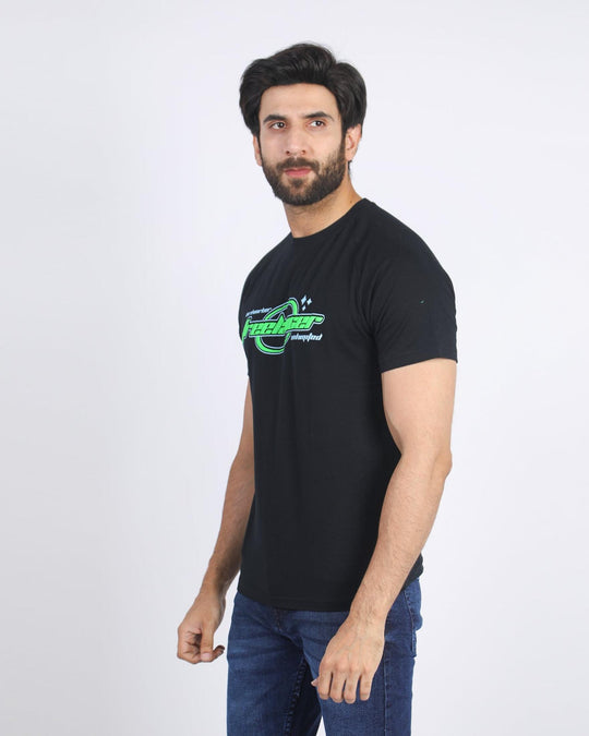 Eminent Men's Half Sleeves T-Shirt - Black, Men's T-Shirts & Polos, Eminent, Chase Value