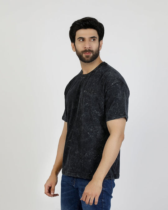 Eminent Men's Round Neck Half Sleeves T-Shirt - Black, Men's T-Shirts & Polos, Eminent, Chase Value