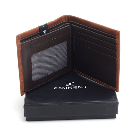 Eminent Suede Leather Wallet - Tan, Men's Wallets, Eminent, Chase Value