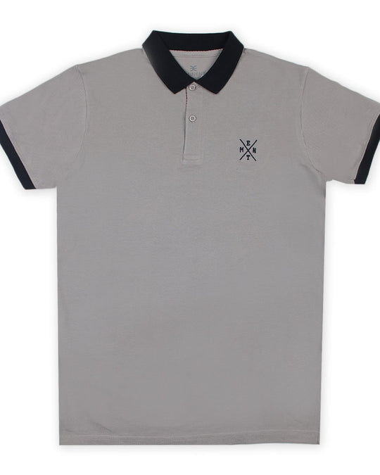 Eminent Men's Half Sleeves Polo T-Shirt - Grey, Men's T-Shirts & Polos, Eminent, Chase Value