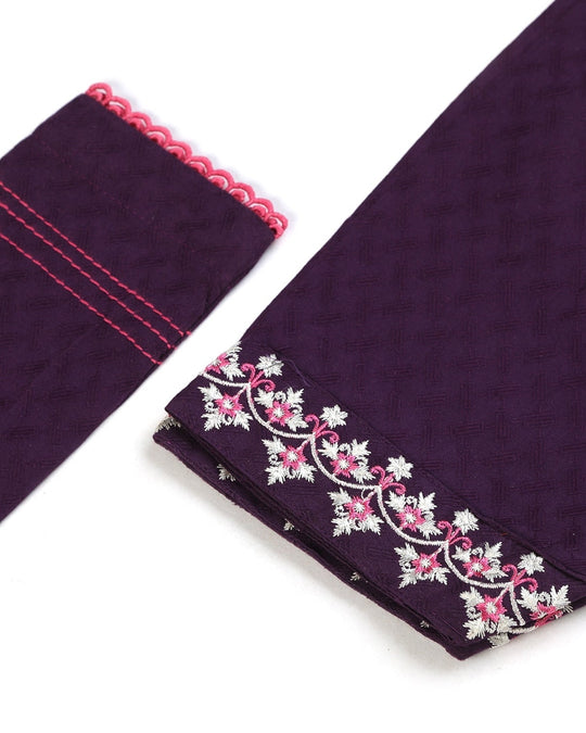 Eminent Girls Embroidered Shalwar Suit - Purple