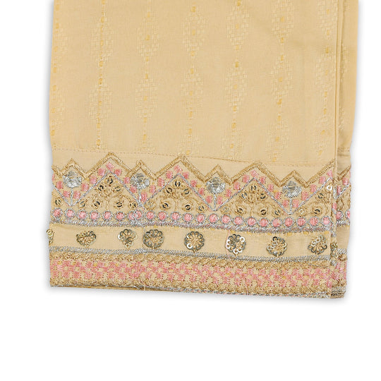 Eminent Girls Embroidered 3Pcs Shalwar Suit - Khaki, Girls Shalwar Kameez, Eminent, Chase Value