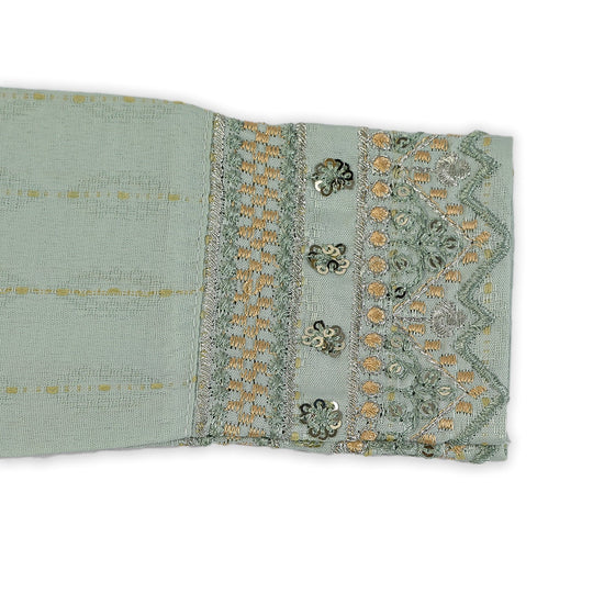 Eminent Girls Embroidered 3Pcs Shalwar Suit - Sea Green, Girls Shalwar Kameez, Eminent, Chase Value