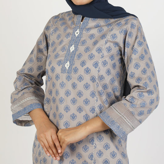 Eminent Women's Printed Kurti - Grey, Women Ready Kurtis, Eminent, Chase Value