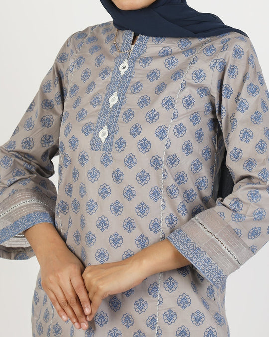 Eminent Women's Printed Kurti - Grey, Women Ready Kurtis, Eminent, Chase Value