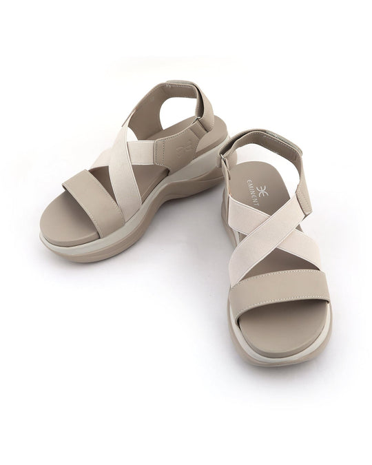 Eminent Women's Softy Sandal - Beige, Women Sandals, Eminent, Chase Value