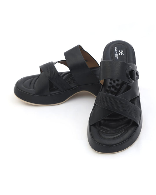 Eminent Women's Softy Slipper - Black, Women Slippers, Eminent, Chase Value