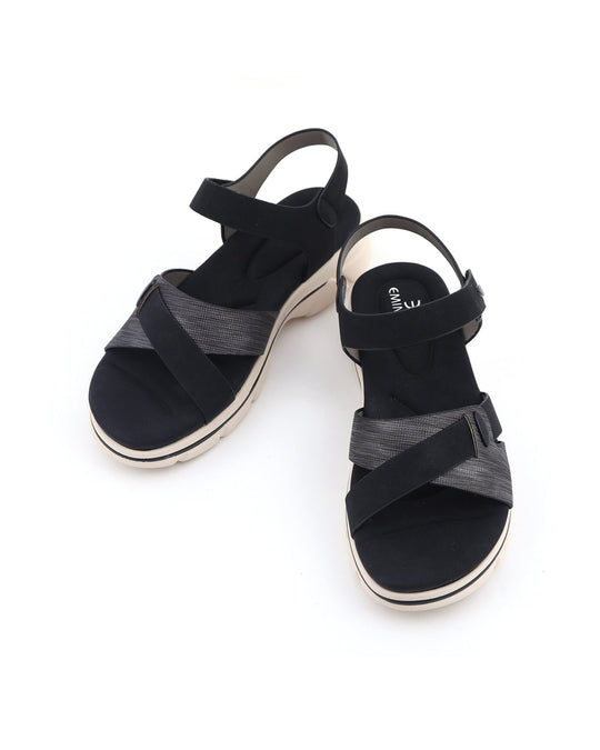 Eminent Women's Softy Sandal - Black, Women Sandals, Eminent, Chase Value