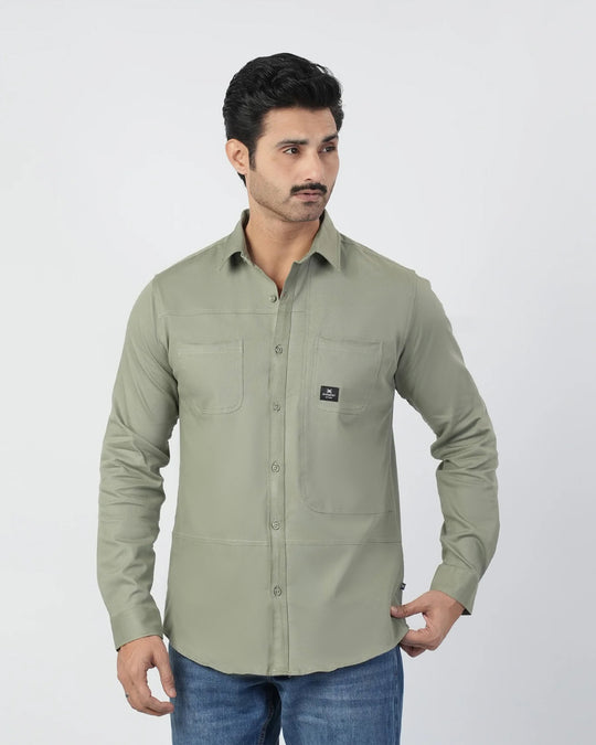 Twill Textured Casual Shirt