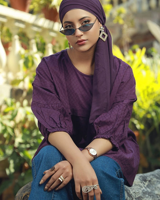 Eminent Women's Western Top - Purple, Women T-Shirts & Tops, Eminent, Chase Value