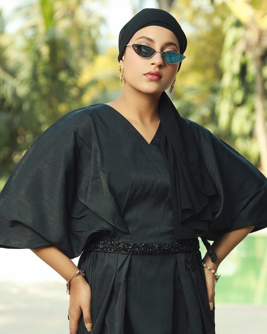 Eminent Women's Silk Co-Ord Suit - Black, Women Co-Ord Set, Eminent, Chase Value