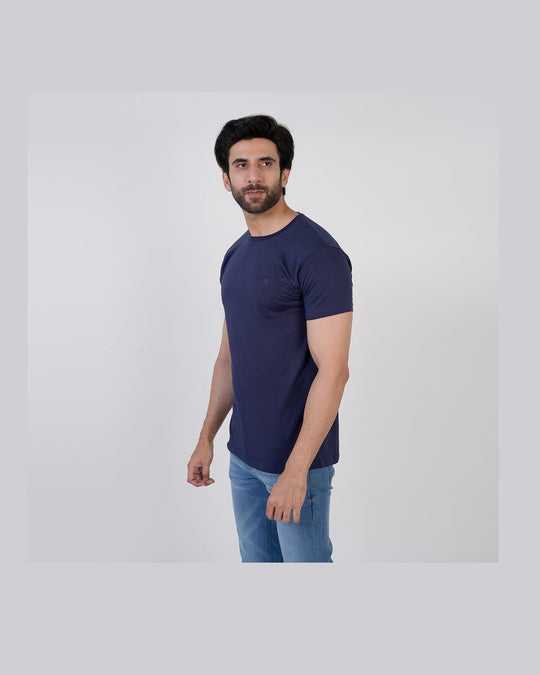Eminent Men's Half Sleeves T-Shirt - Navy Blue, Men's T-Shirts & Polos, Eminent, Chase Value