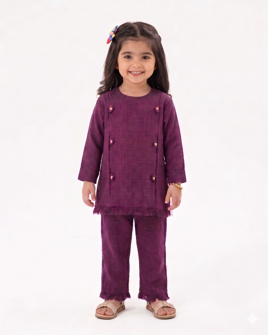 Girls' Fusion Dyed 2 Pc Suit