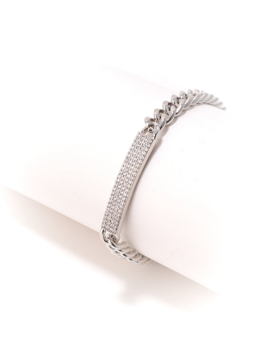 Women’s Pave Bar Chain Bracelet
