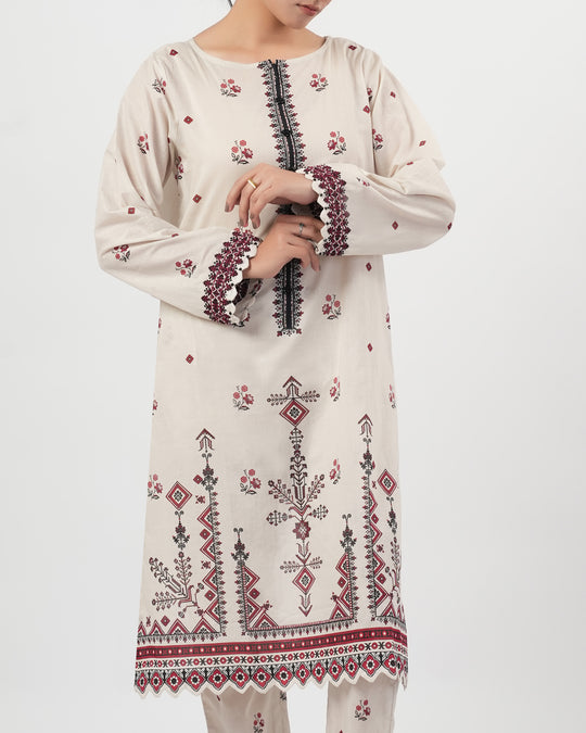 Women's Essentials Printed 2Pc Suit
