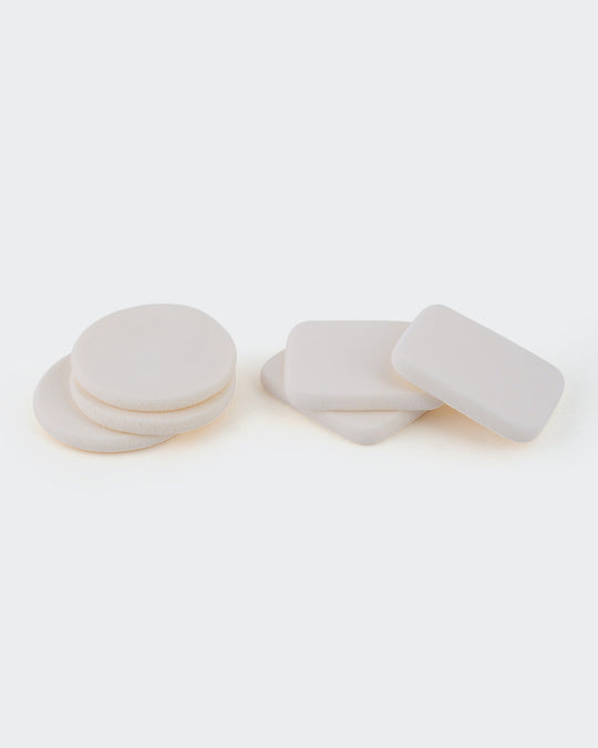 Makeup Puff 6 Pcs - White