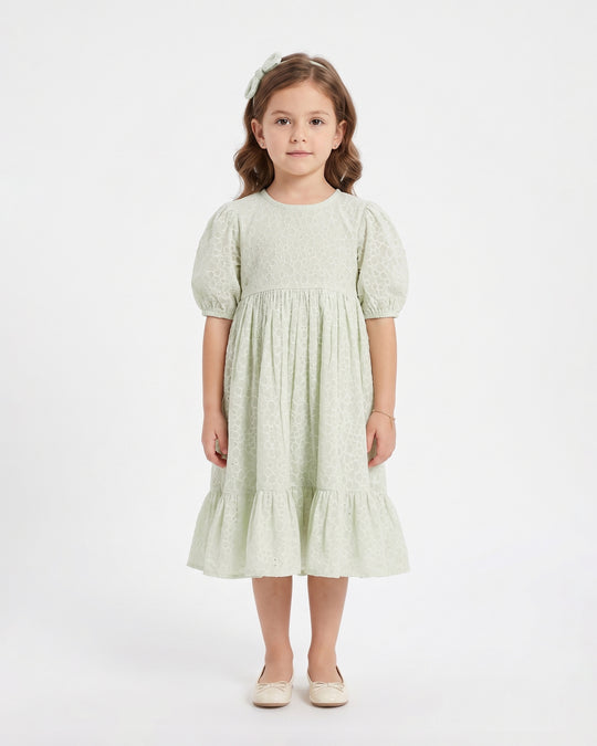 Girls’ Printed Cotton Frock