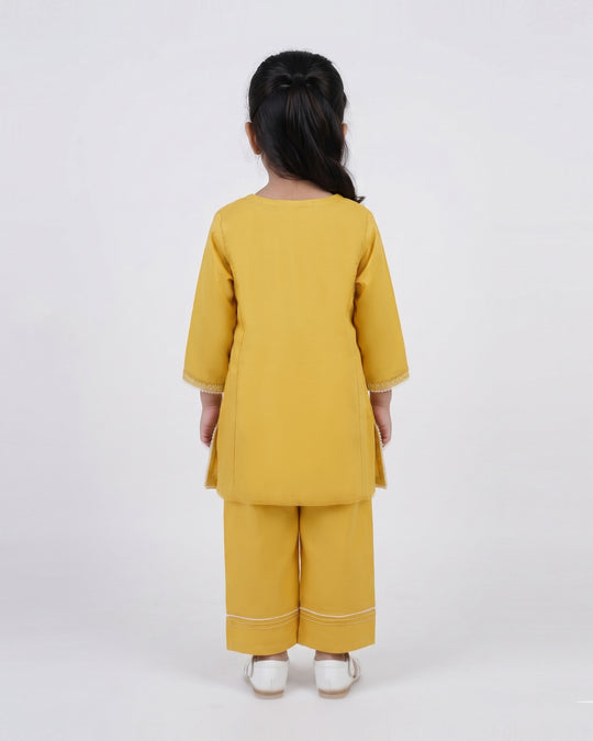 Girls’ Signature Embroidered 2 Pc Suit