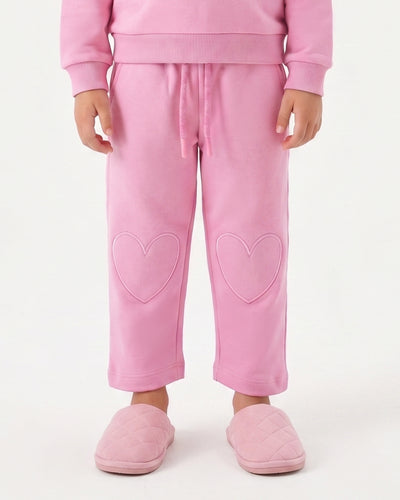 Girls' Straight Leg Interlock Trousers