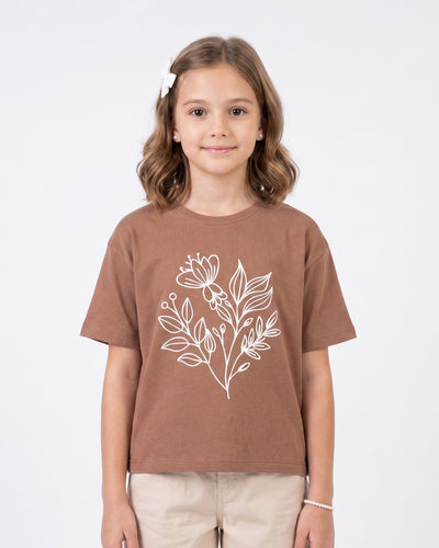 Girls' Half Sleeves T-Shirt